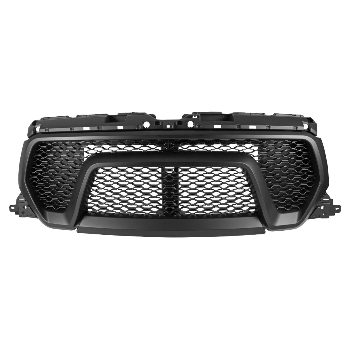 

For 2019-2020 Dodge Ram 1500 Matte Black Rebel Style ABS Mesh Front Hood Grille 68404863AA 68404864AA