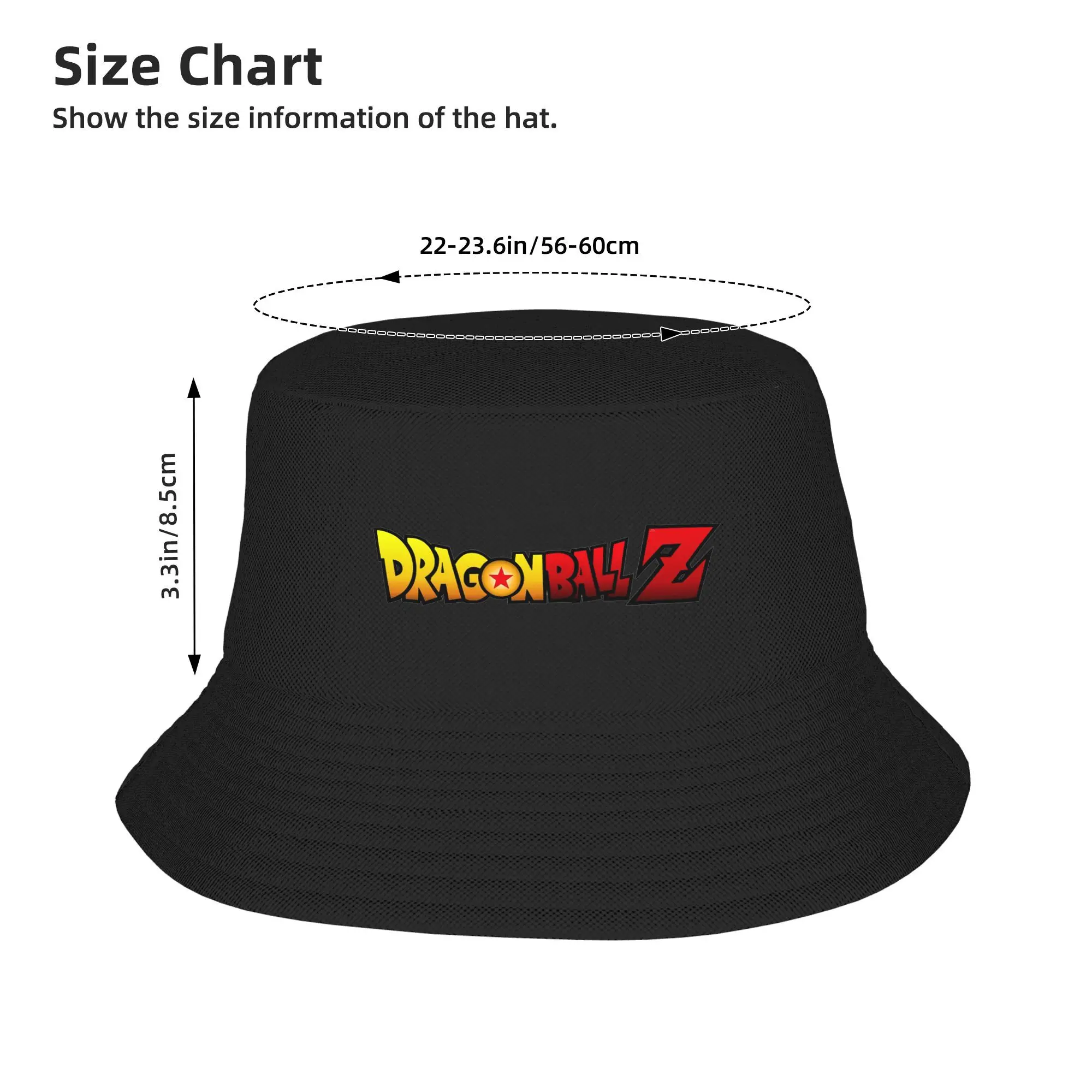 DBZ شعار دلو قبعة بنما بوب القبعات في الهواء الطلق أزياء الخريف للصيف شاطئ الصيد للجنسين قبعات الصياد