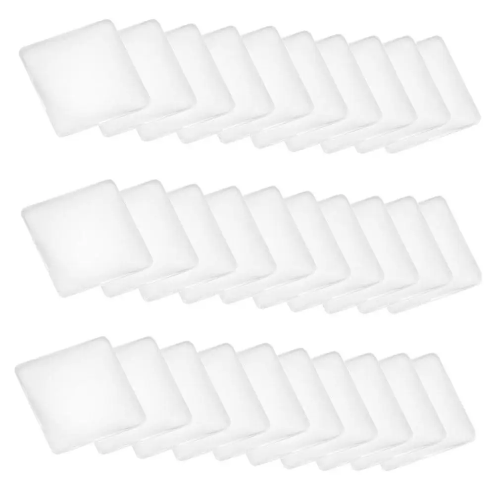 100Pcs Crystal Glass Square Mixed Colors Jewelry Patch for Photo Craft Jewelry Making Glass