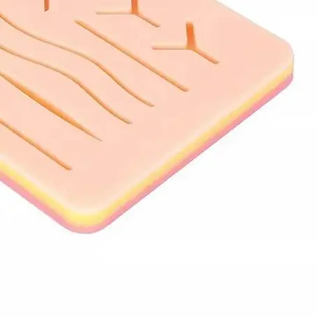 

Dental Teaching Equipment Y Traumatic Skin Suture Training Model Pad with Wound Silicone Suture Practice Pad