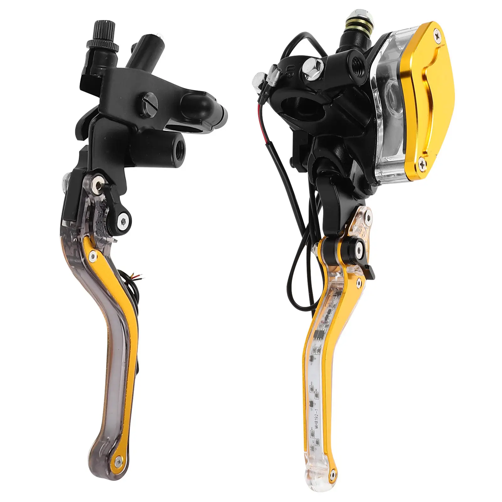 

1 Pair Clutch Clutch Handle Master Cylinder Motorcycle Handlebar Lever Motorcycle Levers Brake Pump Brake Lever Handlebar 7/8\