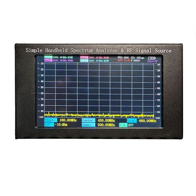 

ZQ6 6G Simple Handheld Spectrum Analyzer & Tracking Generator & Signal Source W/ 4.3" Touch Screen