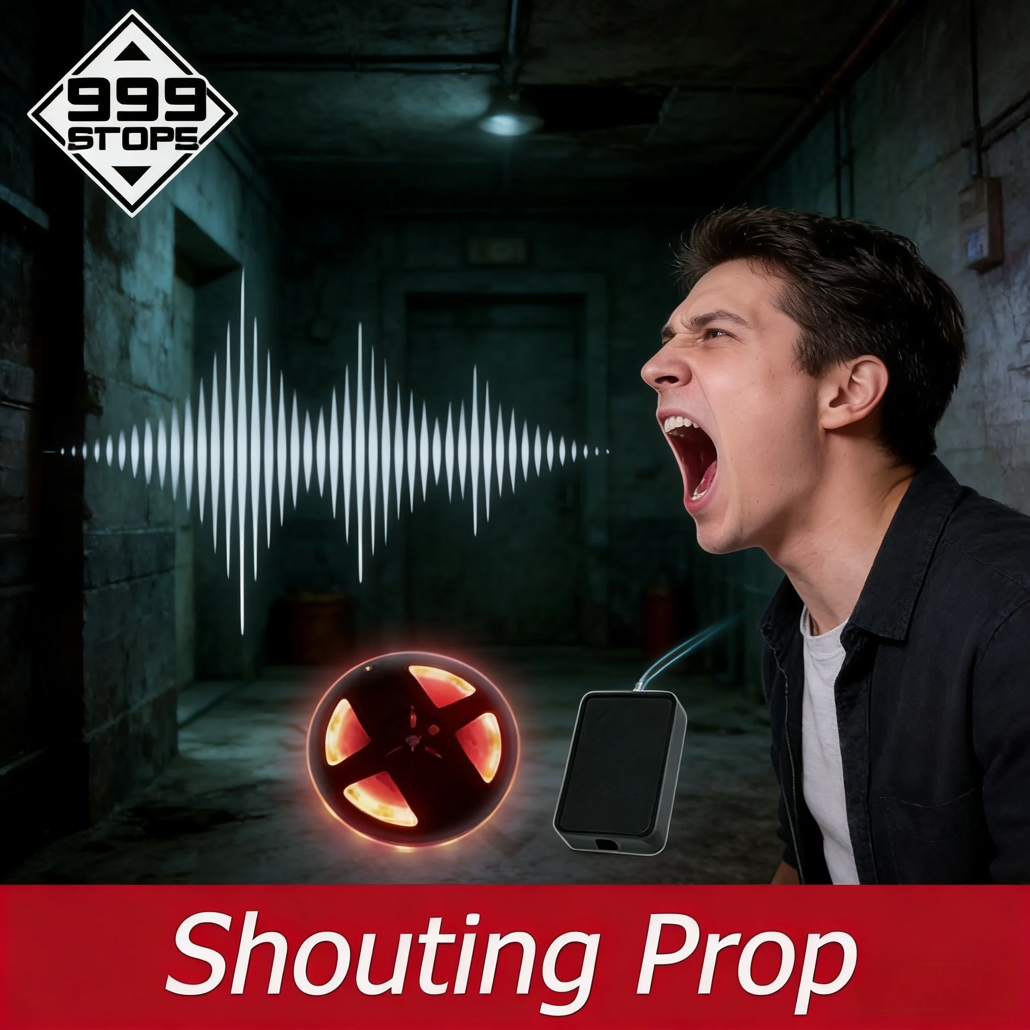 

Shouting Prop Escape Room Prop keep shouting to make light belt be bright gradually open door screaming escape prop