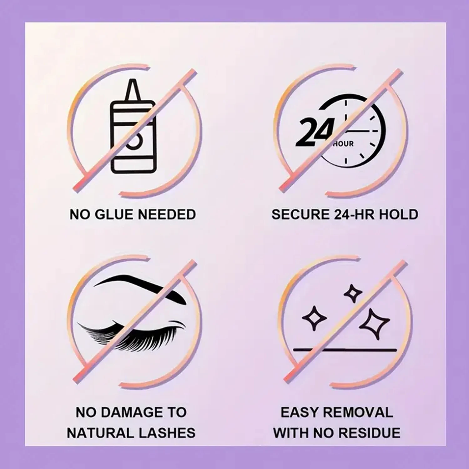 Ciglia finte autoadesive 80 pezzi, aspetto naturale, 11-15 mm, occhio di gatto occhio di volpe, riutilizzabili, ultrasottili e leggere, arricciatura a D, adatte per principianti