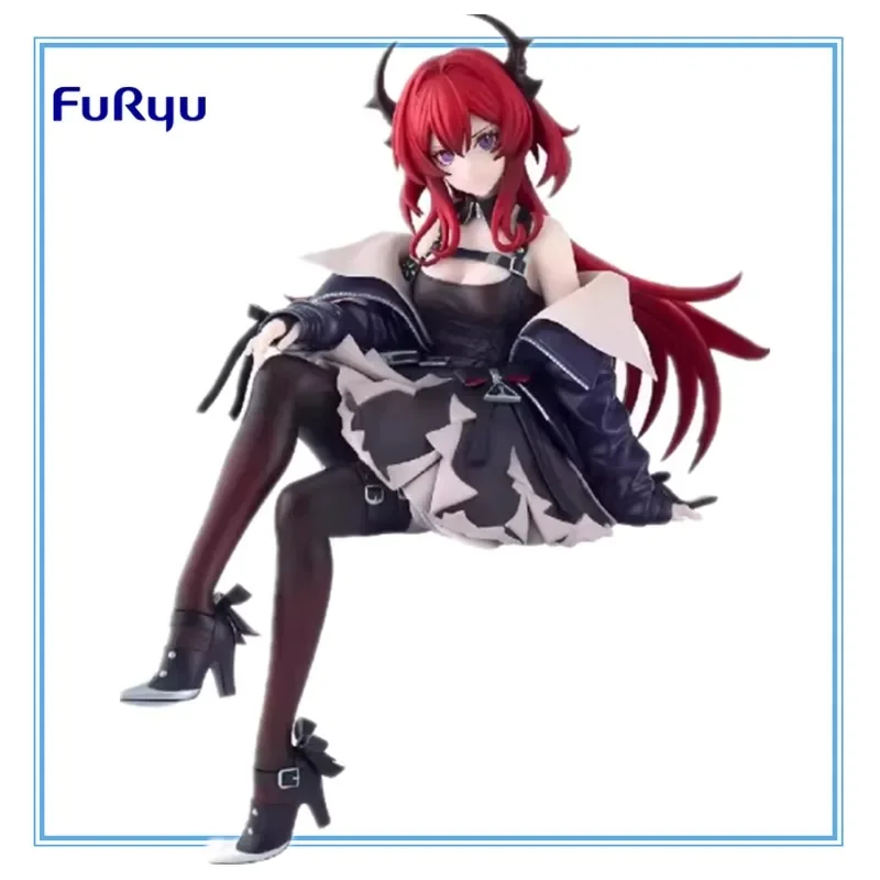 Original Genuine FuRyu Prepainted Noodle Stopper Figure Arknights Surtr H=15cm Garage Kit Model Decoration Game Figure Gifts