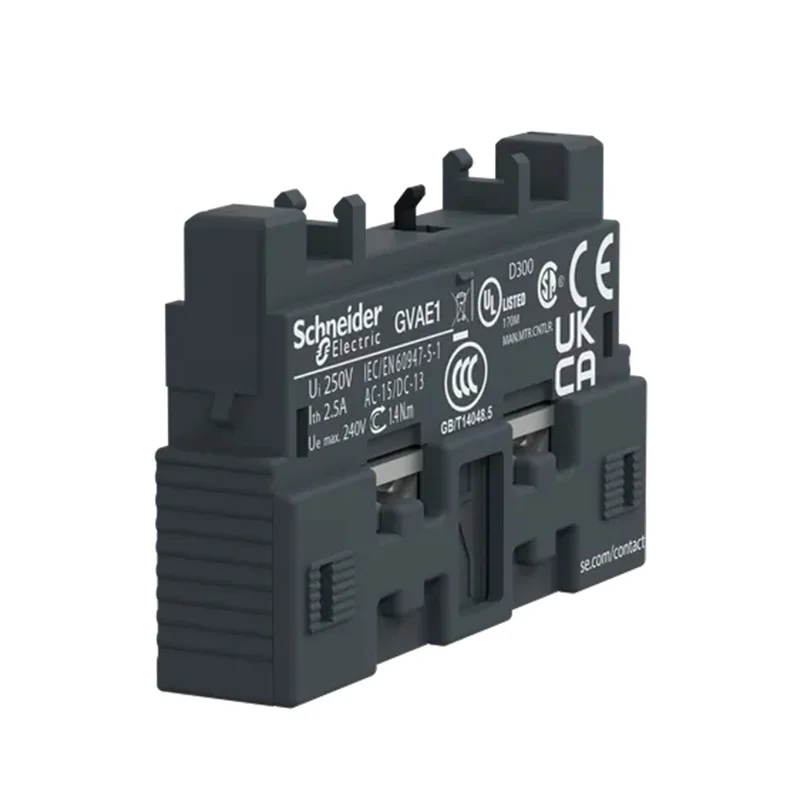 New Original export GVAE1 Auxiliary contact for motor circuit breaker Front mounting one normally open one normally closed