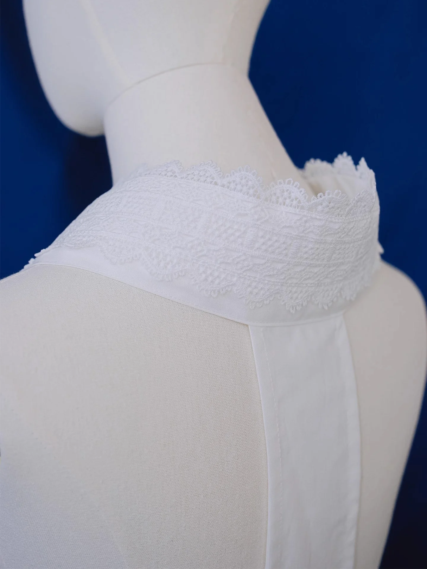 

Японская внутренняя одежда юката, кружевной дышащий хлопковый искусственный воротник Hada Bailean с бонусным воротником-стойкой