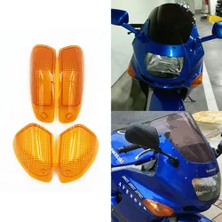 For KAWASAKI ZZR 400/600 ZZR400 ZZR600 ZX600E 1994- 2004 Motorcycle Accessories Front&Rear Turn Signal Indicator Light Lamp Lens