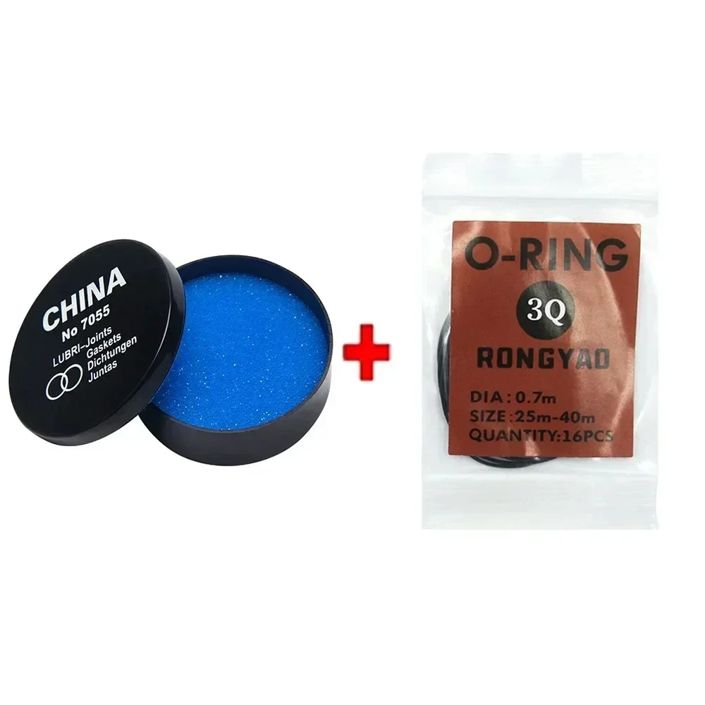Horloge terug O-ring behuizing Waterdichte oliedoos Horlogekroon O-ring pakking Siliconen vetafdichting Glijmiddel Reparatietool