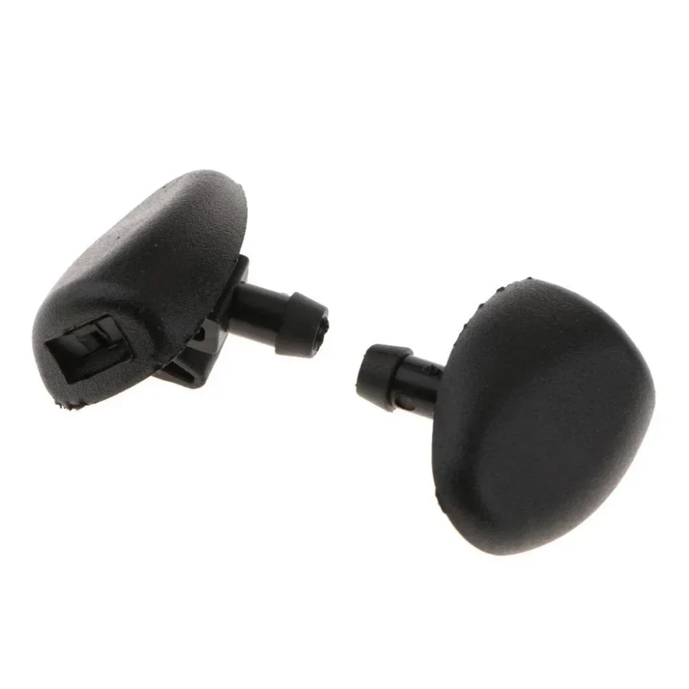 2Pcs Car Water Jet Spray Nozzles Front Windshield Washer Wiper  Sprayer For Peugeot 206 207 407 6438Z1 6438CA 643871