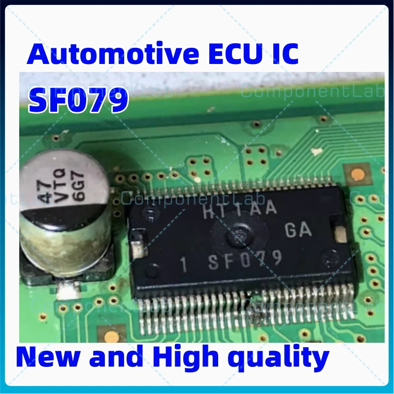 Microchip IC SF079 d'occasion pour ECU automobile Denso, puce vulnérable SSOP60 pour carte informatique automobile