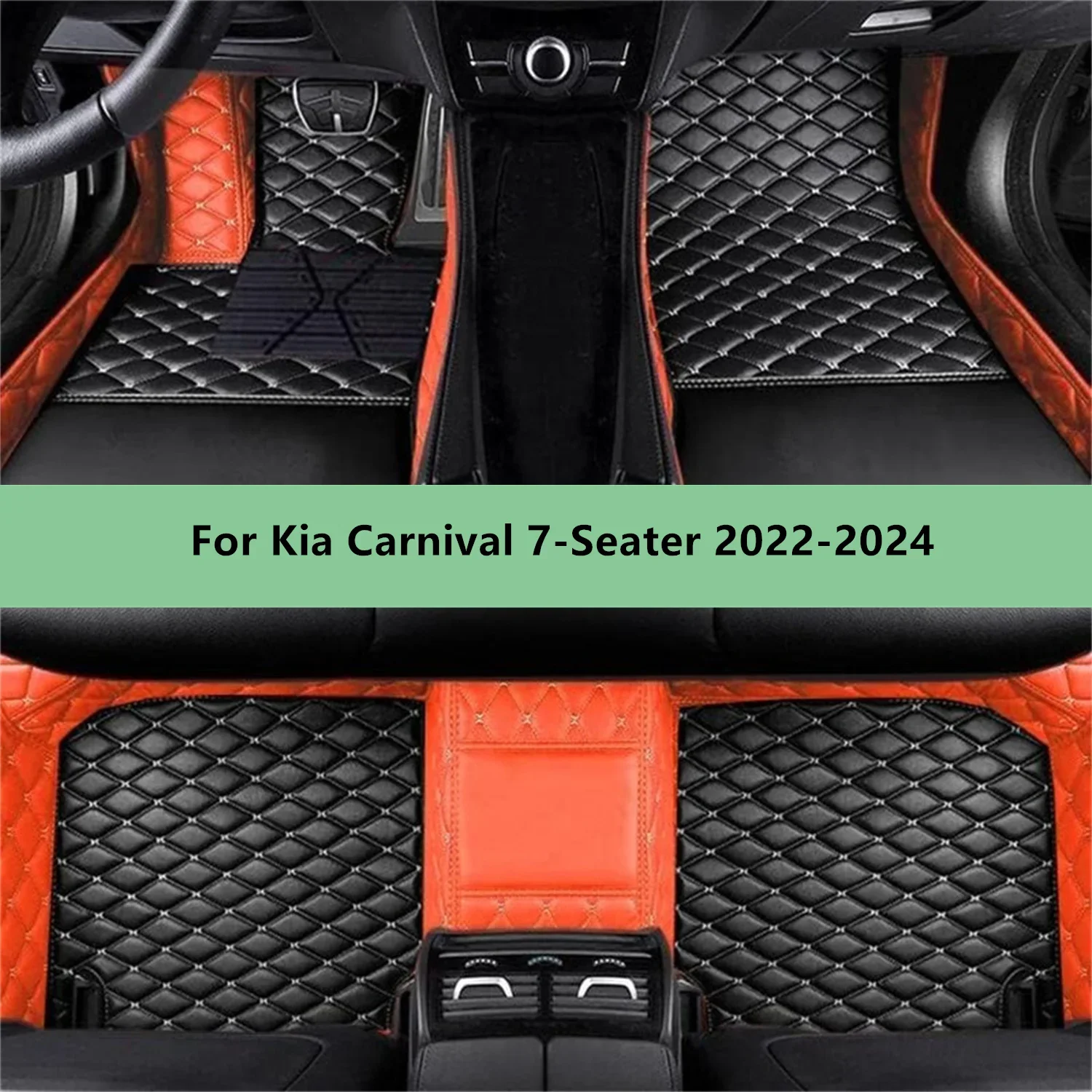 

Car Floor Mats For Kia Carnival 7-Seater 2022-2024 Floor Mats For Men Women Car Interior Accessories