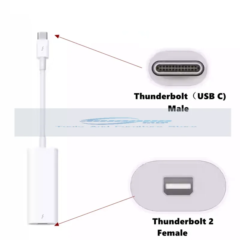 محولات Thunderbolt 2 إلى 3 إلى FireWire 800 1394b إلى RJ45 لأجهزة Mac المزودة بمنافذ Thunderbolt