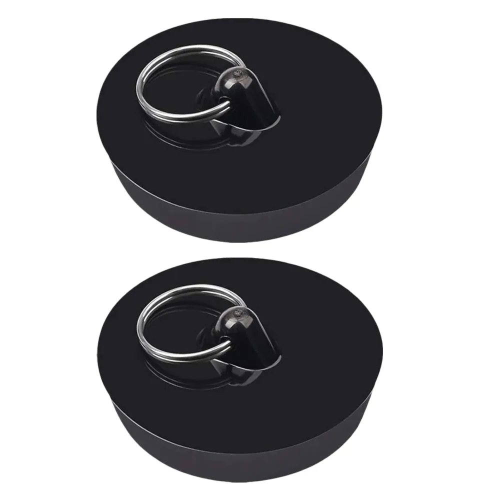 

2 Pcs PVC Drain Stoppers Hair Receiver Sink Plugs Shower Catcher Bathroom Kitchen Supplies Bathtub Tub Stopper