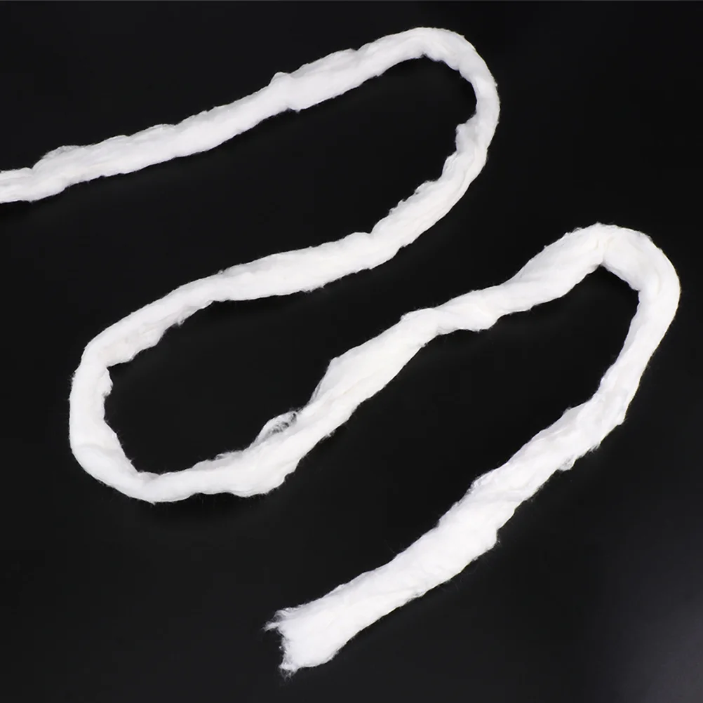 2 Bags Hairdressing Tampons Perm Cotton Roll Beauty Coil for Perms Large Quantity Nail Absorbent