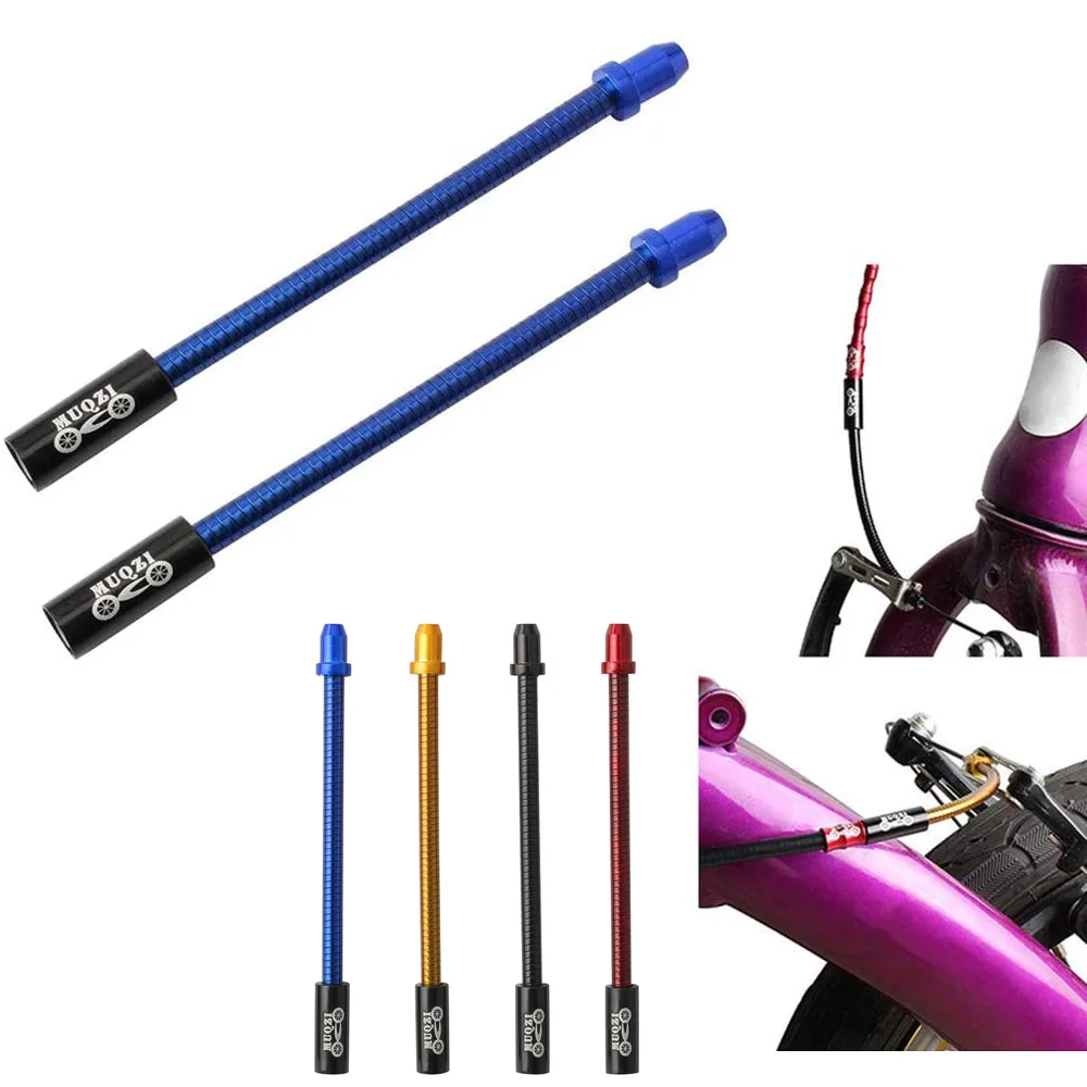 

Нержавеющая сталь, смазочная гибкая пружина, MTB, дорожный трос с лапшой, направляющая тормозная изогнутая труба, V-образный тормозной колено, аксессуары для велосипеда