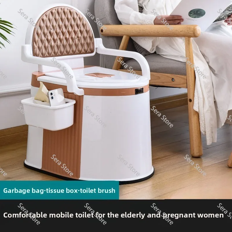Mobile toilet elderly pregnant women toilet household portable the elderly night urinal potty toilet chair