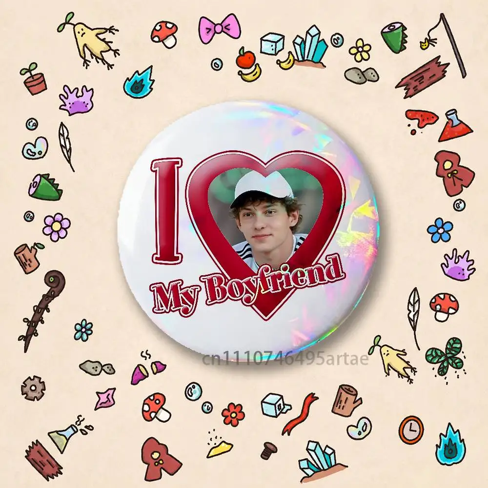 Badges Button Round Creative Pin Brooch Badge Bag Decor Accessories Fans Collect Friends Gifts cool A-Andrea K-Kimi Antonelli
