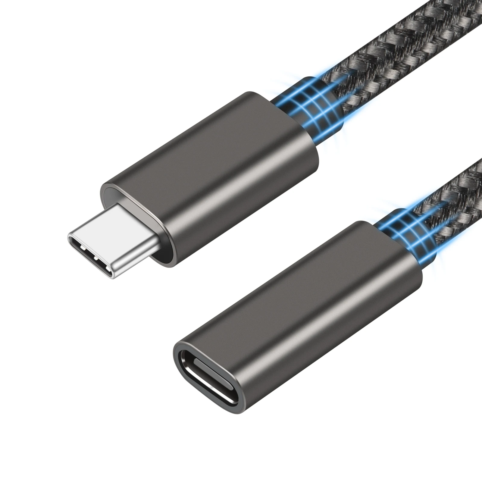 Type-C Extension Cable for Male-to-Female Conversion USB3.2 Data Cable 4K Screen Projection Docking Station Hard Disk Connection