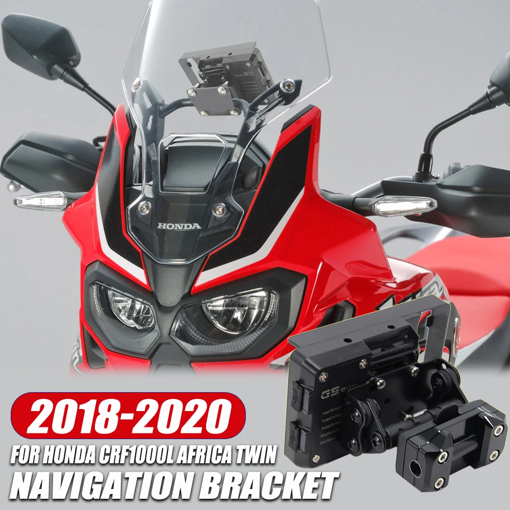 

For HONDA CRF1000L Africa Twin 2018-2020 CRF1000L NEW Motorcycle Parts Navigation Bracket Mobile Phone Holder GPS Stand Bracket