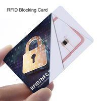 Rfid Blocking Card For Wallets,Advanced Contactless Nfc Debit Credit Card Passport Protector,Ultra-Thin Design