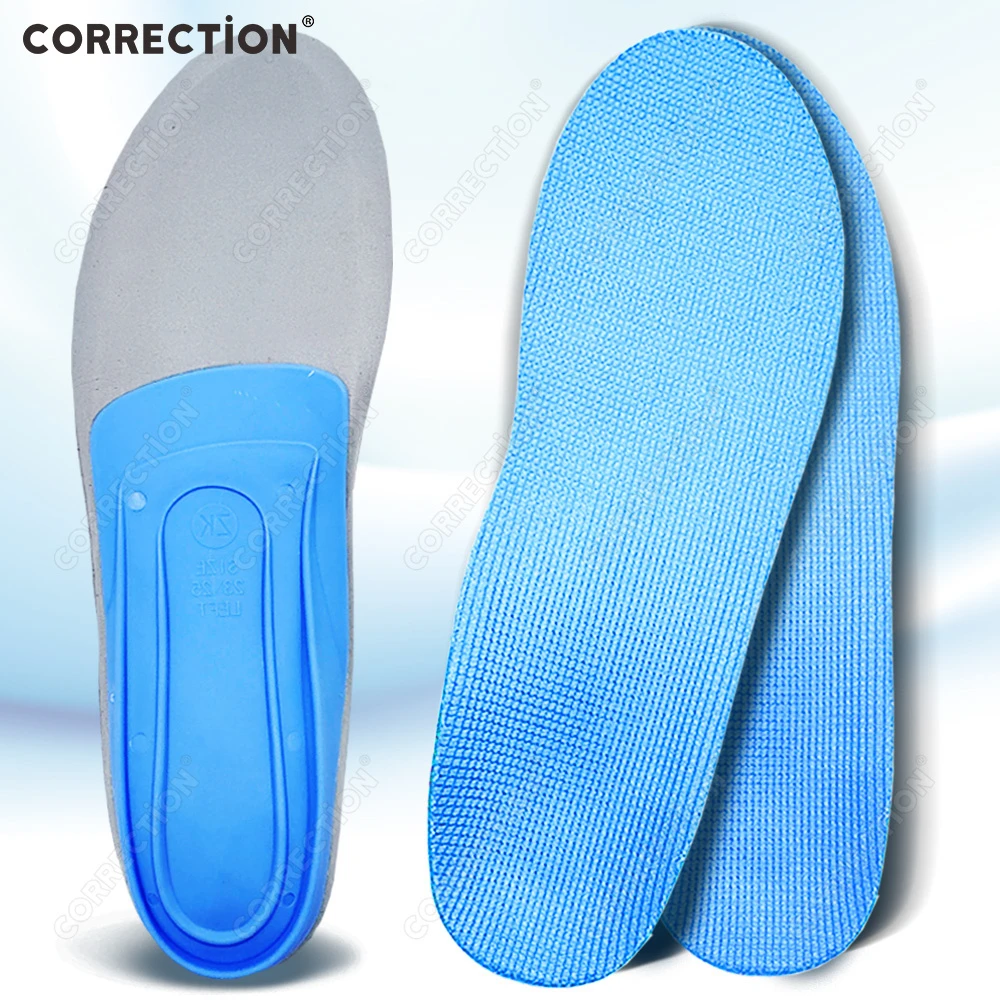 

CORRECTiON 1/2 пары ортопедических стельок унисекс, плоскостопие, поддержка свода стопы, подошвенный фасциит, облегчение боли в пятке для кроссовок