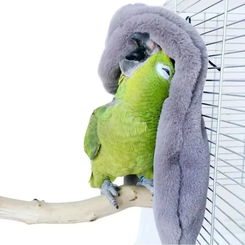 

Warm Bird Hammock Shawl Nest Corner Parrot Blanket Windproof Pet Small Animal Hanging Tent Cage Decoration Гамак Для Попугая