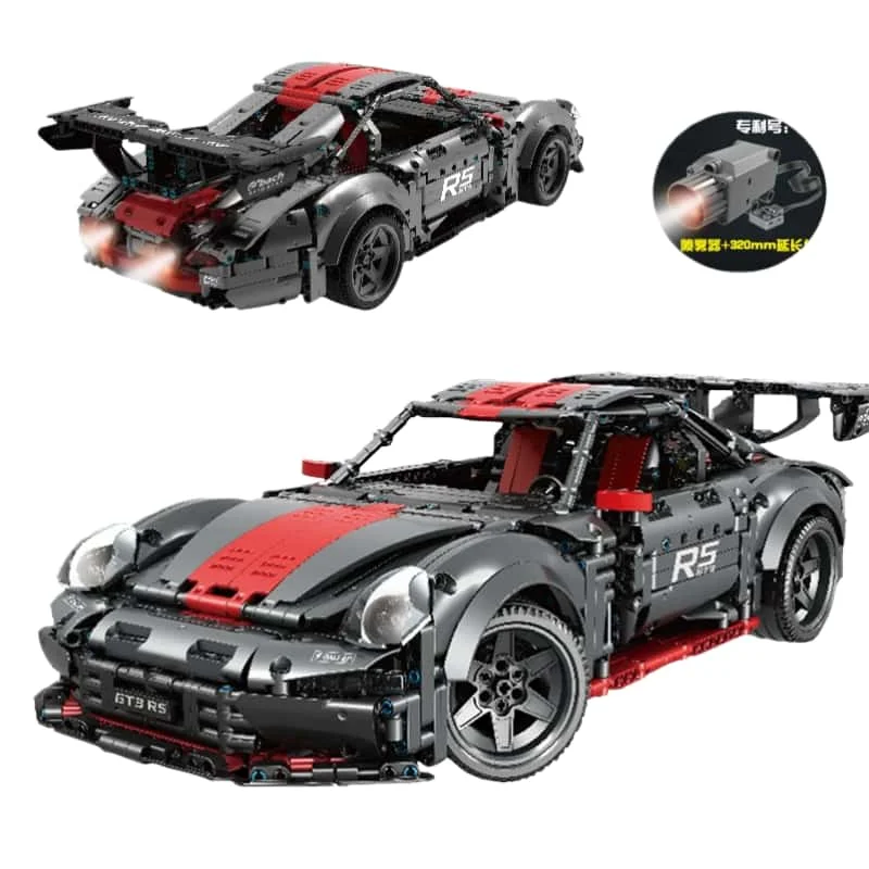 

New creative technology remote control sports car GT3 R5 building block model racing building block boy assembly Christmas gift