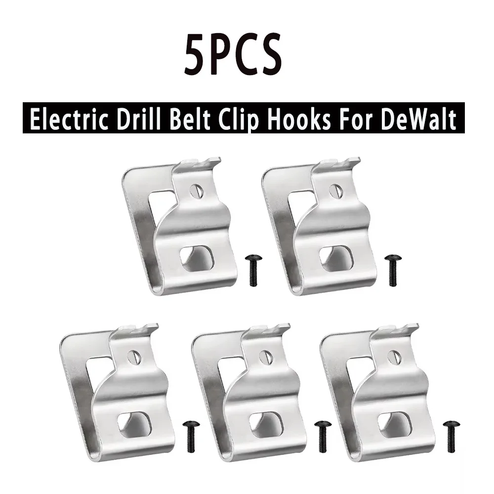 

Электрическая дрель, зажимы для ремня, крючки для DeWalt 18 В 20 В, дрель, молоток, ударный гайковерт, аксессуары