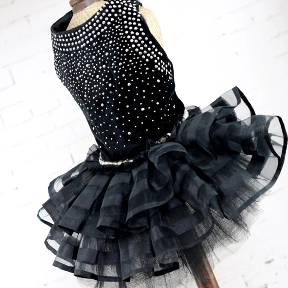 

Pet Costumes for Dogs Clothing and Accessories Puppy Clothes Dress Dresses Black Outfits