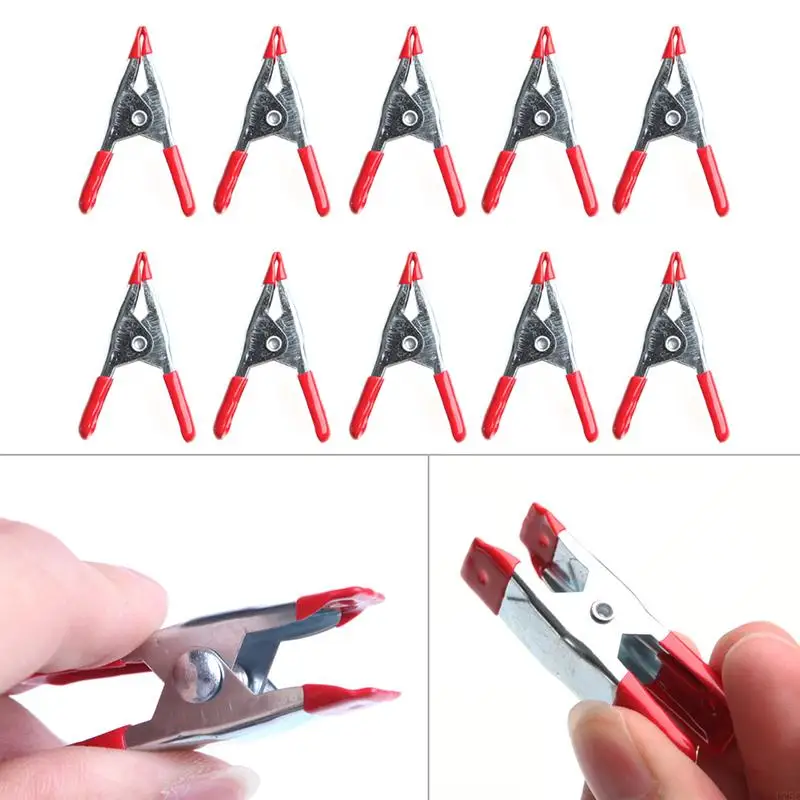 U75C NEU 10 PCS METALL FINDERSCHLALLEN 2 "CLIP für weiche Kunststoffspitzen Grip Photos