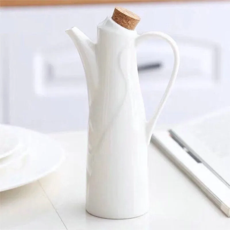 

Керамический резервуар для масла, бутылка для уксуса, кухонная бутылка для хранения вина, бытовая ручка большой емкости, бутылка для соевого соуса, горшок для уксуса ZD283