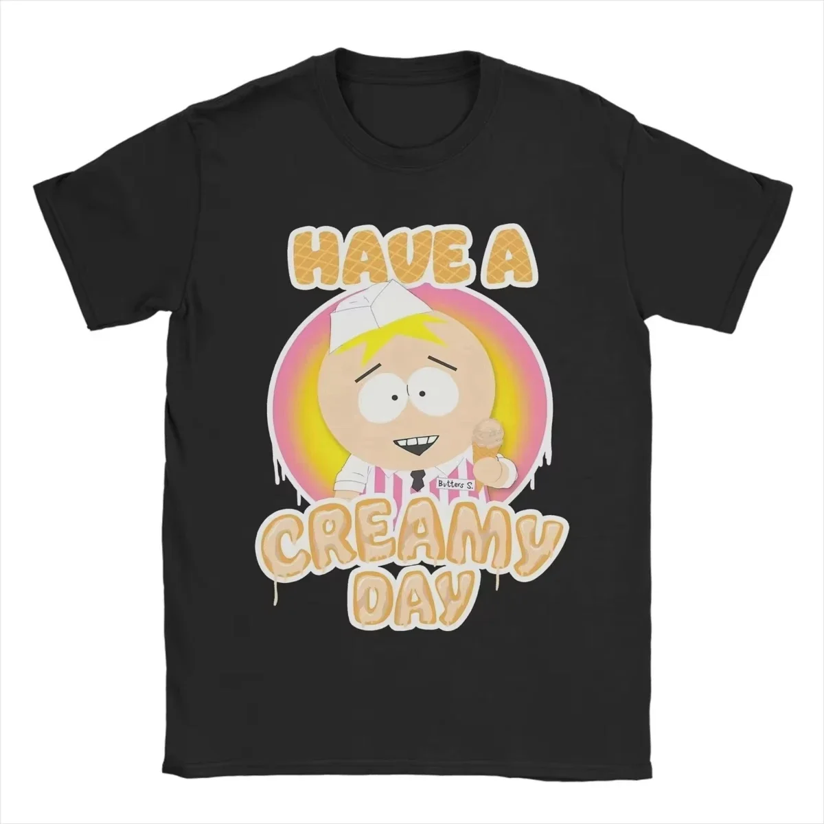 الرجال الصيف الكرتون ساوث بارك تي شيرت القطن تنفس الملابس متعة قصيرة الأكمام جولة الرقبة تي شيرت الكلاسيكية تي شيرت #3