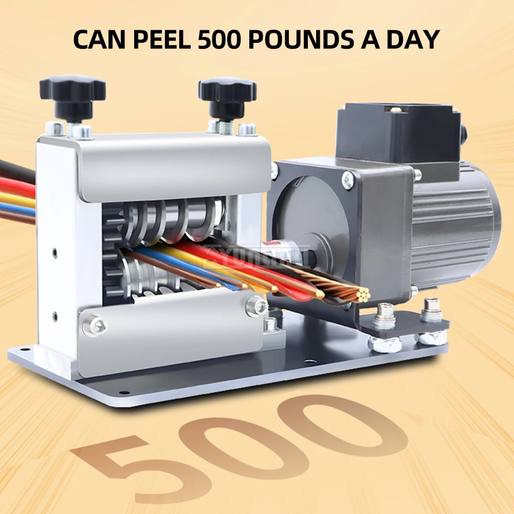 1-70mm² Wire Stripping Machine Waste Copper Cable Peeler Automatic 6 Hole Stripper Machines ﻿