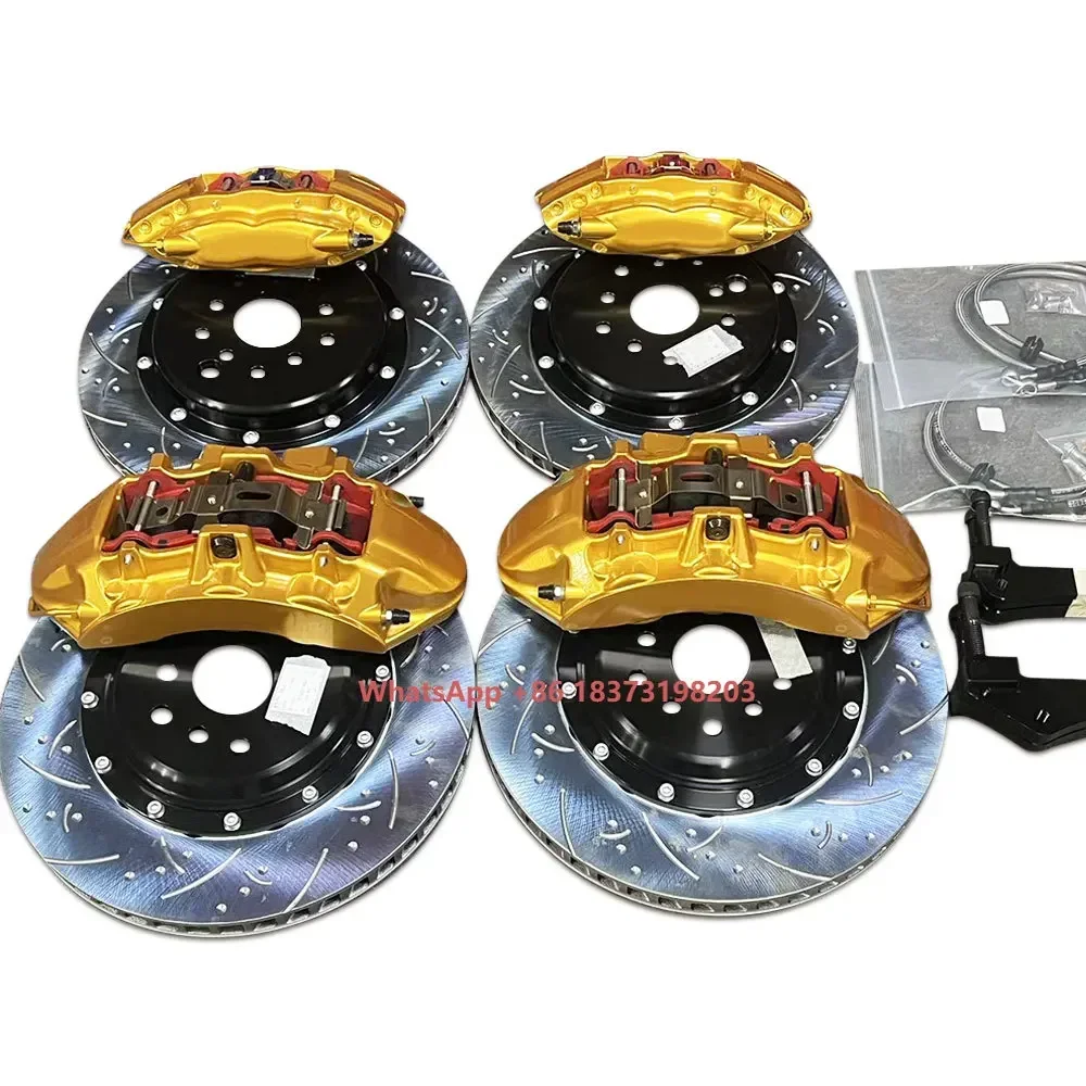 

4 6 8 Pot Calipers Cover Set Upgraded Auto Brake Systems Big Brake Rotors Discs Kit for S6 C7 S8 A6 C8 Rs7 S4 B85
