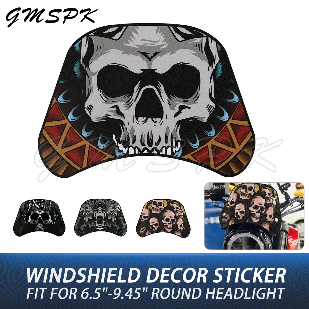 Motorcycle Windshield Windscreen Sticker Wind Deflector Decoration Sticker Fit for Husqvarna SVARTPILEN 125 200 VITPILEN 250 401