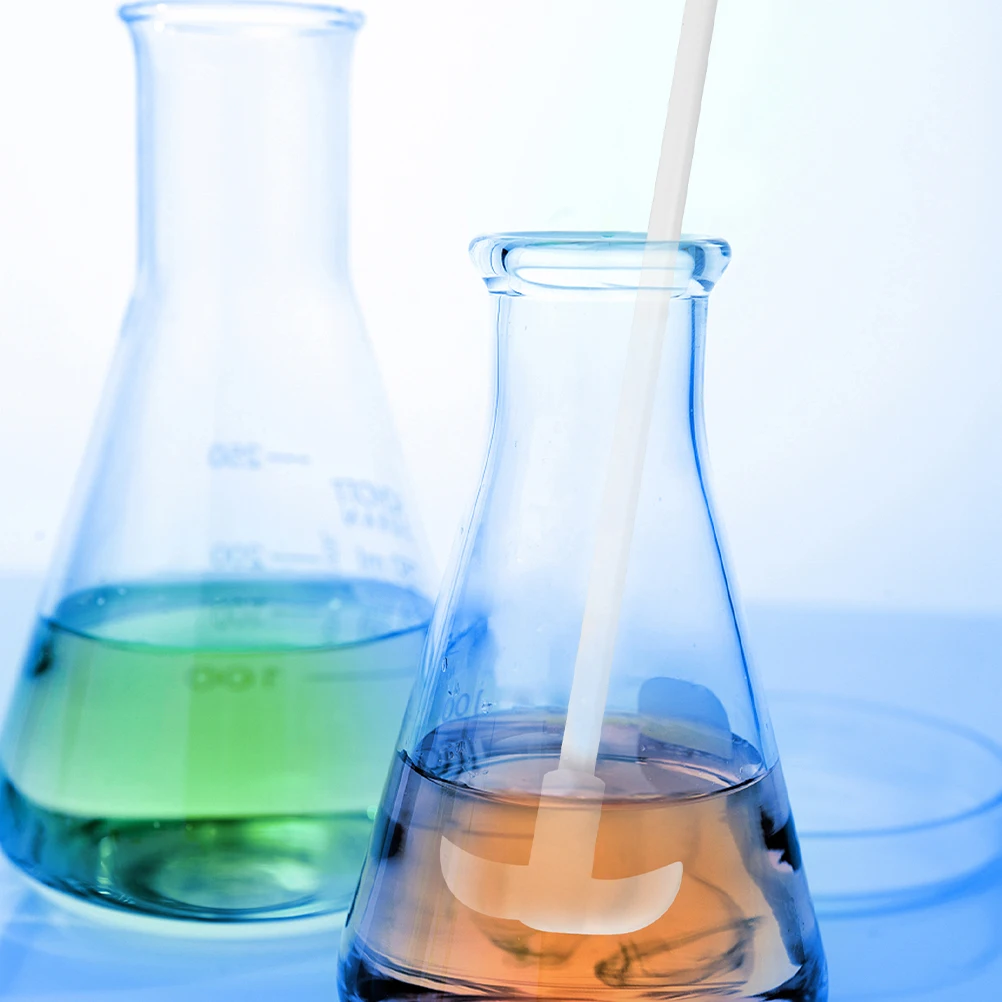 Haste de agitação para experimento científico, agitador de nível de laboratório ptfe para mistura e teste de reagentes químicos, haste misturadora prática