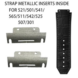 For HUBLOT 521/501/301/541/341/525/541 watch strap accessories parts inserted with metallic connection for HUBLOT watch strap