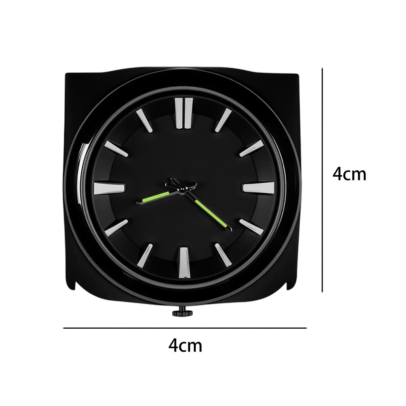 ساعة لوحة قيادة السيارة، عدسة شفافة متوافقة مع بديل دقيق، ملحقات زينة داخلية للسيارة باللون الأسود لسوزوكي جيمي #1