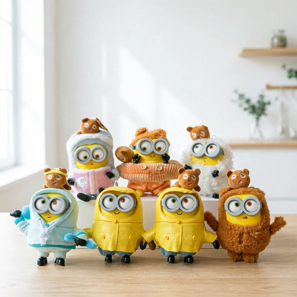 52TOYS Bob&Tim Minions Better Together Blind Box Cute Doll Keychain Ornament Trendy Figure Toy Mystery Box Surprise Gift Fans - view 2