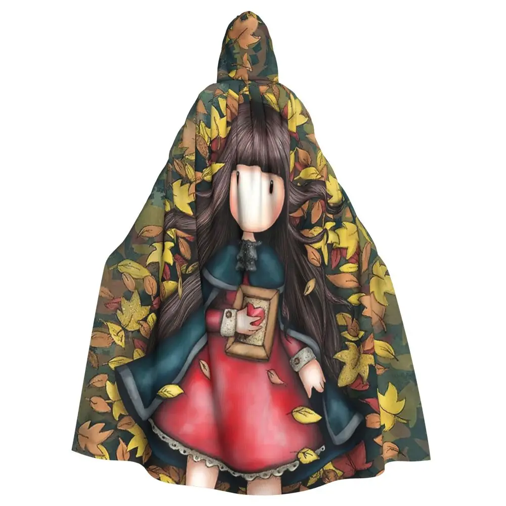 Gorjuss-capa con capucha de diseño de gimnasia para hombre y mujer, bata larga de brujería para fiesta de Halloween, Cosplay