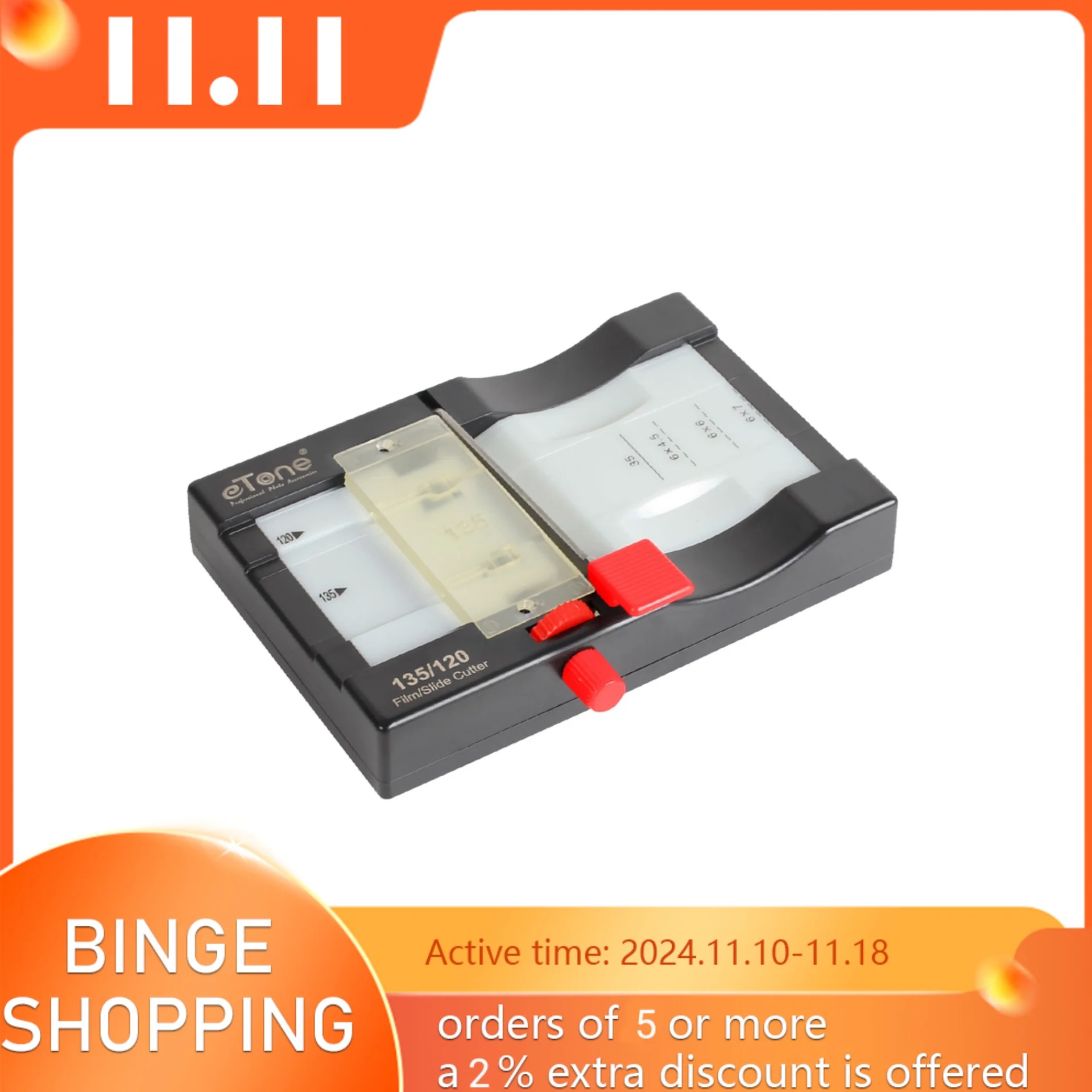 

eTone Multiple Slide Negative Film Cutter For 120/35mm 6x45 6x6 6x7 60mm Format