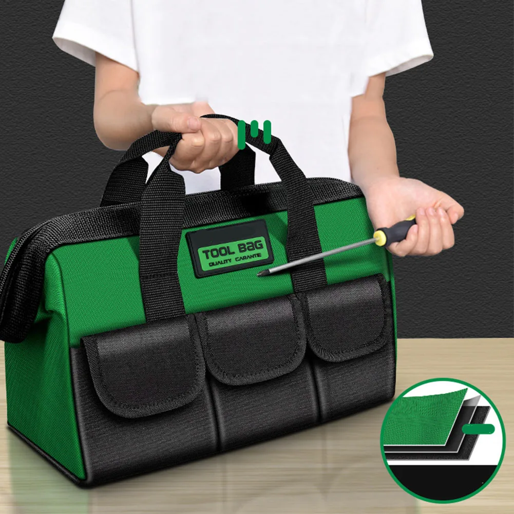 Professional Grade Electrician Tool Bag Built with Wear Resistant Oxford Fabric and Heavy Load Carrying Design