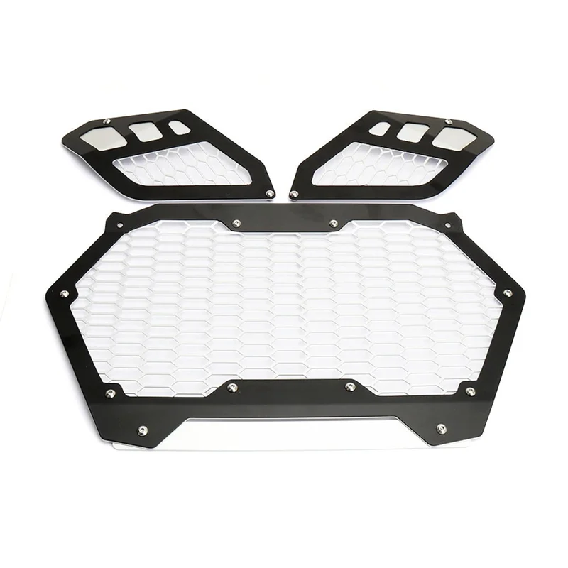 

A03E-UTV Accessories Bracket Kit Grille Driving Front Mesh Grill For Can-Am Maverick R MAVERICK R 2024 2025
