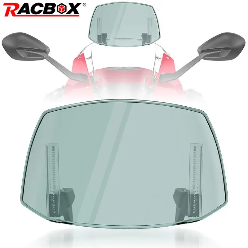 Adjustable Motorcycle Windscreen Extension Spoiler Deflector Windshield for Suzuki VS 600 800 DL650 DL250 V-STROM 650 1000 XT