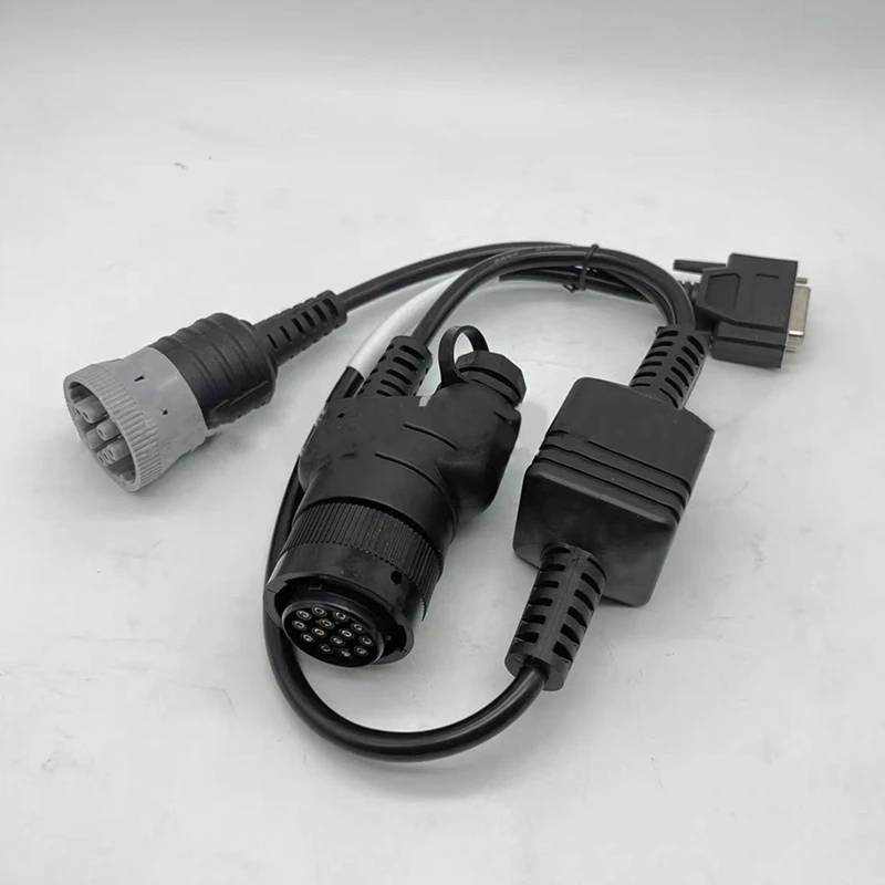 9 Pin 14Pin Ethernet Connection Cables For CAT ET4 Communication Adapter Cable 478 Diagnostic Tool PN 457-6114 Easy To Use