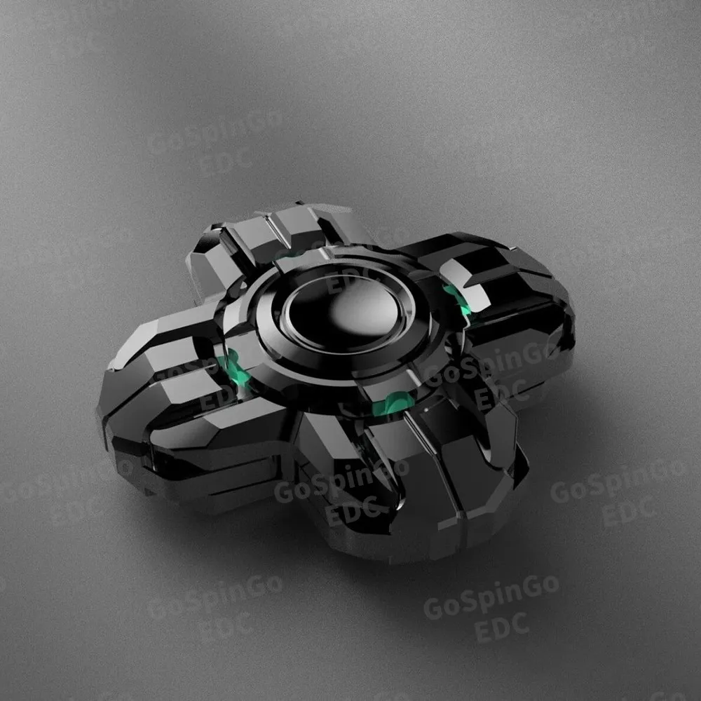 TQEDC كعكة مدرعة تململ سبينر الفولاذ المقاوم للصدأ الزركونيوم ألعاب متململة للبالغين مفتوحة مسمار الدوران