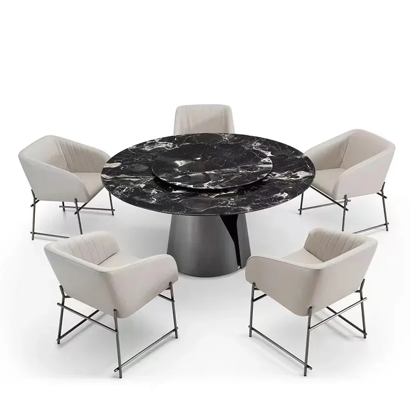 

Marble Dining Table Set 6 Chairs With Modern Solid Wood Dining Table Legs Luxury Round Marble Dining Table Set