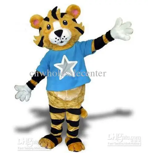 

Новый костюм талисмана для взрослых, горячая распродажа из пенопласта, милый маленький тигр, необычный костюм талисмана мультфильма, плюшевое рождественское нарядное платье, костюм талисмана на Хэллоуин