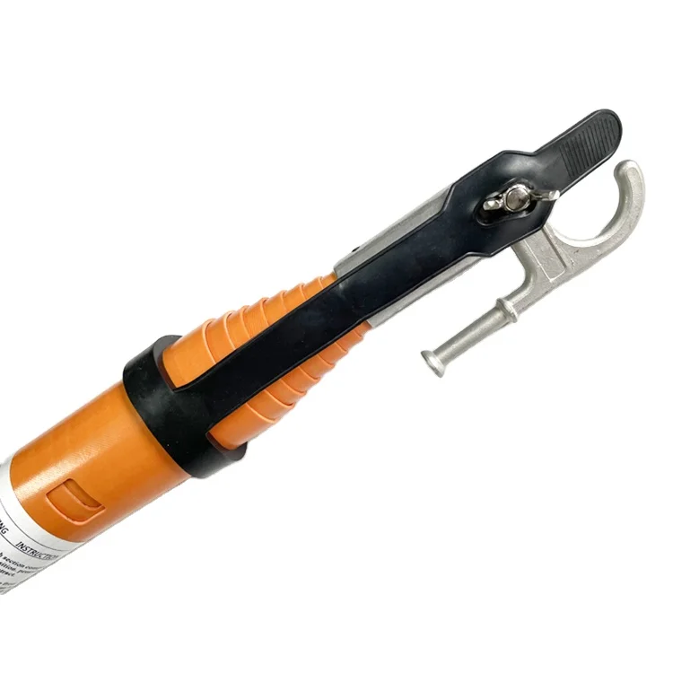 Applicable to High Voltage 9.21M Extendable Orange Fiberglass Triangular Telescopic Hot Sticks